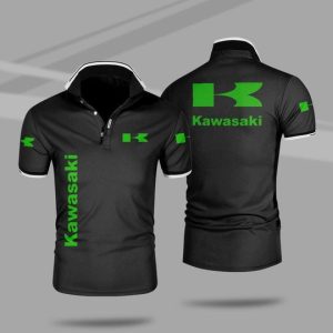 Kawasaki 3D Polo Shirt Kawasaki Polo Shirts