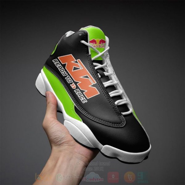 Ktm Ready To Race Green Air Jordan 13 Shoes Limited Edition Ktm Racing Air Jordan 13 Shoes