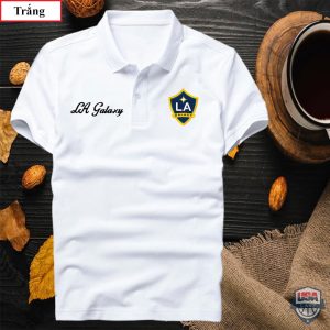 La Galaxy Football Club White Polo Shirt La Galaxy Polo Shirts
