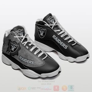 Las Vegas Raiders Football Nfl Black Air Jordan 13 Shoes Las Vegas Raiders Air Jordan 13 Shoes