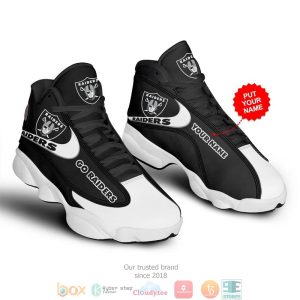 Las Vegas Raiders Nfl 1 Football Air Jordan 13 Sneaker Shoes Las Vegas Raiders Air Jordan 13 Shoes