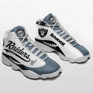 Las Vegas Raiders Nfl Ver 2 Air Jordan 13 Sneaker Las Vegas Raiders Air Jordan 13 Shoes