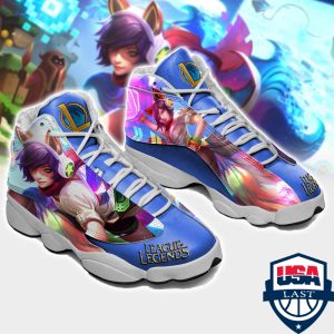 League Of Legends Arcade Ahri Air Jordan 13 Sneaker Arcade Fire Band Air Jordan 13 Shoes