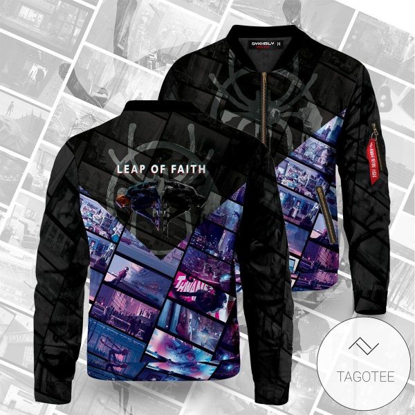 Leap Of Faith Bomber Jacket 2 Leap Of Faith Bomber Jacket