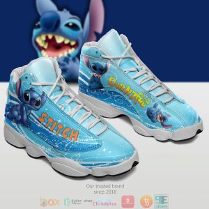 Lilo Stitch Ver9 Air Jordan 13 Sneaker Shoes Lilo And Stitch Air Jordan 13 Shoes