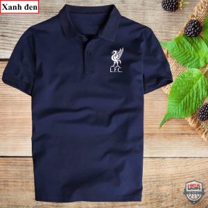 Liverpool Football Club Navy Polo Shirt Liverpool Polo Shirts