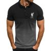 Liverpool Men Gradient Polo Shirt Liverpool Polo Shirts