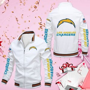Los Angeles Chargers 3D Bomber Jacket Los Angeles Chargers Bomber Jacket