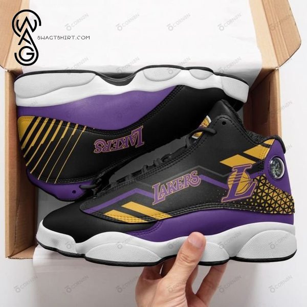 Los Angeles Lakers Basketball Air Jordan 13 Shoes Los Angeles Lakers Air Jordan 13 Shoes