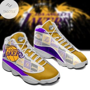 Los Angeles Lakers Basketball Sneakers Air Jordan 13 Shoes Los Angeles Lakers Air Jordan 13 Shoes