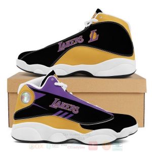 Los Angeles Lakers Nba Football Team Air Jordan 13 Shoes Los Angeles Lakers Air Jordan 13 Shoes