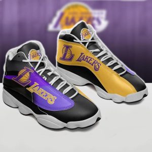 Los Angeles Lakers Nba Ver 5 Air Jordan 13 Sneaker Los Angeles Lakers Air Jordan 13 Shoes