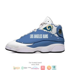 Los Angeles Rams Nfl Colorful Air Jordan 13 Sneaker Shoes Los Angeles Rams Air Jordan 13 Shoes