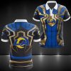 Los Angeles Rams Spider Man 3D Polo Shirt Los Angeles Rams Polo Shirts