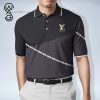 Louis Vuitton Black All Over Print Premium Polo Shirt Louis Vuitton Polo Shirts