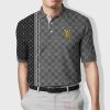 Louis Vuitton Black Grey Caro Polo Shirt Louis Vuitton Polo Shirts