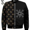 Louis Vuitton Black Version All Over Print Bomber Jacket Louis Vuitton Bomber Jacket