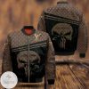 Louis Vuitton Brand Logo Printed Mix Color Skull Black 3D Bomber Jacket Louis Vuitton Bomber Jacket