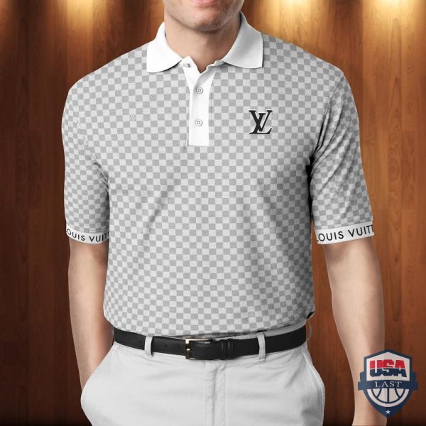 Louis Vuitton Caro Fabric 3D Polo Shirt Louis Vuitton Polo Shirts