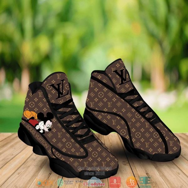 Louis Vuitton Mickey Mouse Air Jordan 13 Shoes Louis Vuitton Air Jordan 13 Shoes