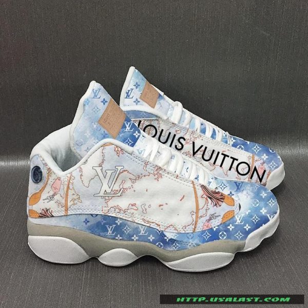 Louis Vuitton Old Map Air Jordan 13 Shoes Louis Vuitton Air Jordan 13 Shoes