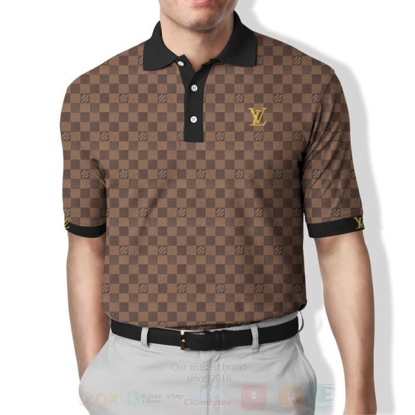 Louis Vuitton Paris Brown Polo Shirt Louis Vuitton Polo Shirts