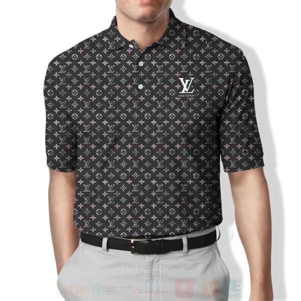 Louis Vuitton Paris Dark Gray Polo Shirt Louis Vuitton Polo Shirts