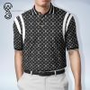 Louis Vuitton White Stripes All Over Print Premium Polo Shirt Louis Vuitton Polo Shirts