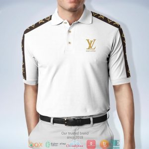 Louis Vuitton Yellow Lv White Polo Shirt Louis Vuitton Polo Shirts