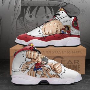 Luffy Gomu Gomu Anime One Piece Air Jordan 13 Shoes One Piece Air Jordan 13 Shoes