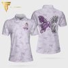 Lupus Awareness Butterfly Believe Full Printing Polo Shirt Lupus Awareness Polo Shirts