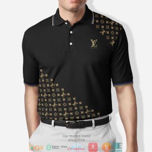 Lv Louis Vuitton Black Polo Shirt Louis Vuitton Polo Shirts