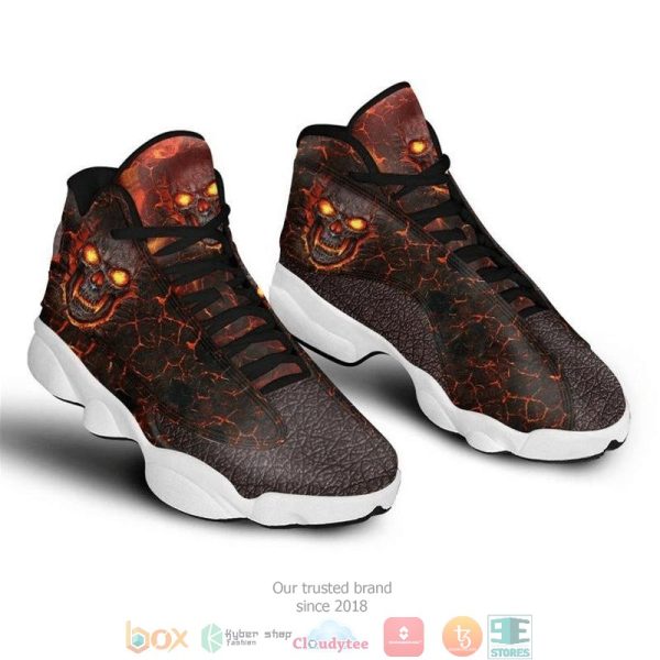 Magma Skull Air Jordan 13 Sneaker Shoes Skull Air Jordan 13 Shoes