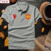 Manchester United Fc Gray Polo Shirt Manchester United Polo Shirts