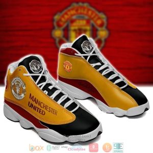 Manchester United Football Fc Teams Big Logo Gift Air Jordan 13 Sneaker Shoes Manchester United FC Air Jordan 13 Shoes