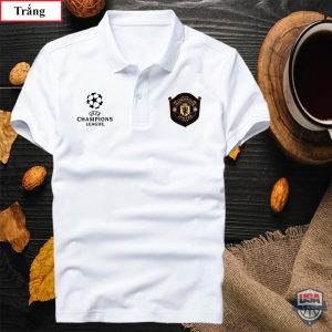 Manchester United Uefa Champions League White Polo Shirt Manchester United Polo Shirts