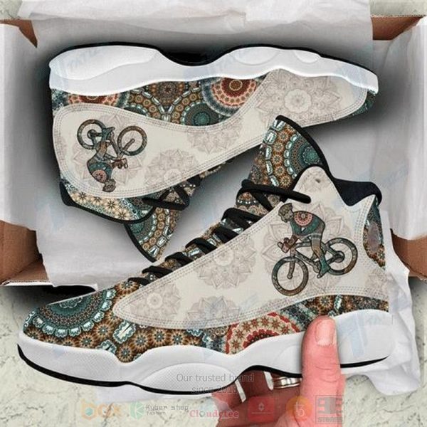 Mandala Pattern Cycling Air Jordan 13 Shoes Cycling Air Jordan 13 Shoes