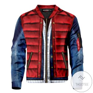 Marty Mcfly Cel Shaded Bomber Jacket 2