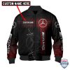 Mercedes Amg Custom Name Bomber Jacket Mercedes Benz Bomber Jacket