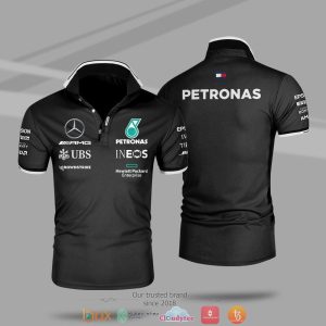Mercedes Amg Petronas F1 Team Polo Shirt Mercedes Benz Polo Shirts