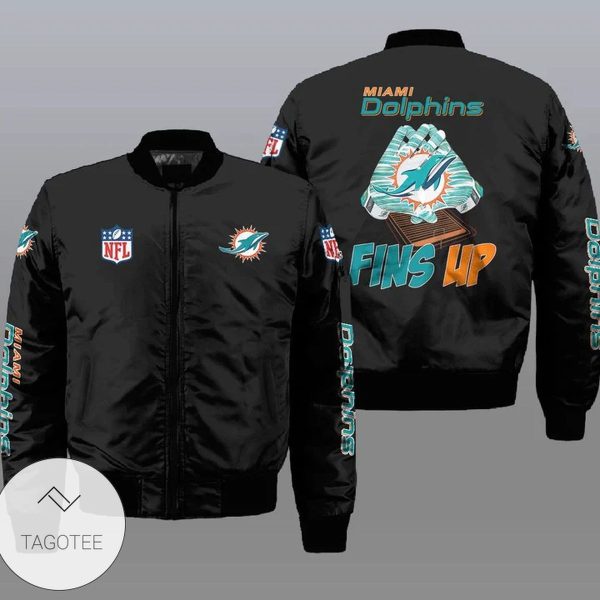 Miami Dolphins Bomber Jacket Miami Dolphins Bomber Jacket