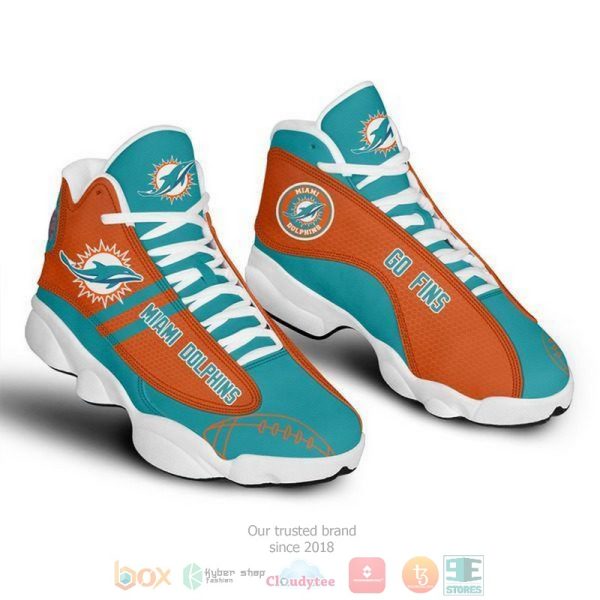 Miami Dolphins Nfl Go Fins Air Jordan 13 Shoes Miami Dolphins Air Jordan 13 Shoes