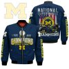 Michigan Wolverines National Football 2021 Bomber Jacket Michigan Wolverines Bomber Jacket