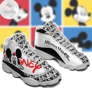Mickey Disney Sneakers Air Jordan 13 Shoes Mickey Minnie Mouse Air Jordan 13 Shoes