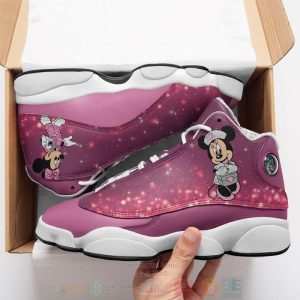 Mickey Mouse Disney Custom Air Jordan 13 Shoes Mickey Minnie Mouse Air Jordan 13 Shoes