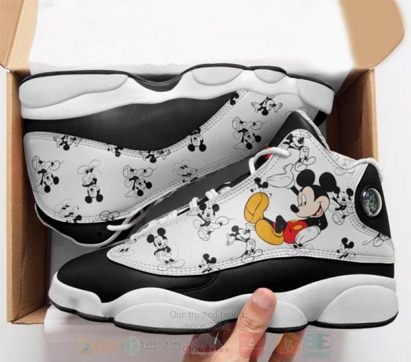 Mickey Mouse Disney Mickey Mouse Air Jordan 13 Shoes Mickey Minnie Mouse Air Jordan 13 Shoes