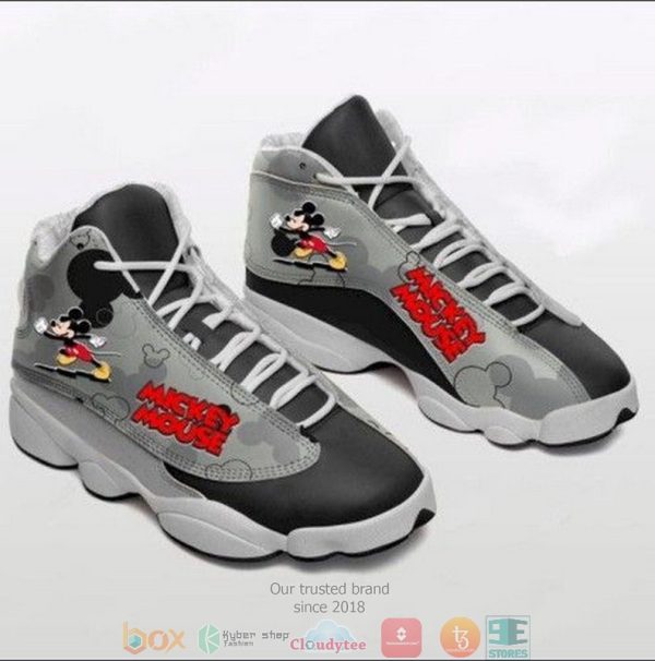 Mickey Mouse Leather Disney Mickey Running Air Jordan 13 Sneaker Shoes Mickey Minnie Mouse Air Jordan 13 Shoes