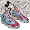 Mickey Mouse Red Blue Air Jordan 13 Shoes Mickey Minnie Mouse Air Jordan 13 Shoes