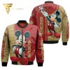 Mickey Mouse San Francisco 49Ers Full Printing Bomber Jacket San Francisco 49Ers Bomber Jacket