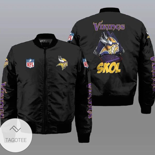 Minnesota Vikings Bomber Jacket Minnesota Vikings Bomber Jacket